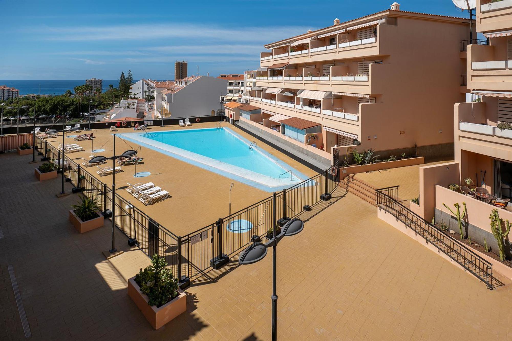 Los Cristianos Piscina Y Terraza Apartment Luaran gambar